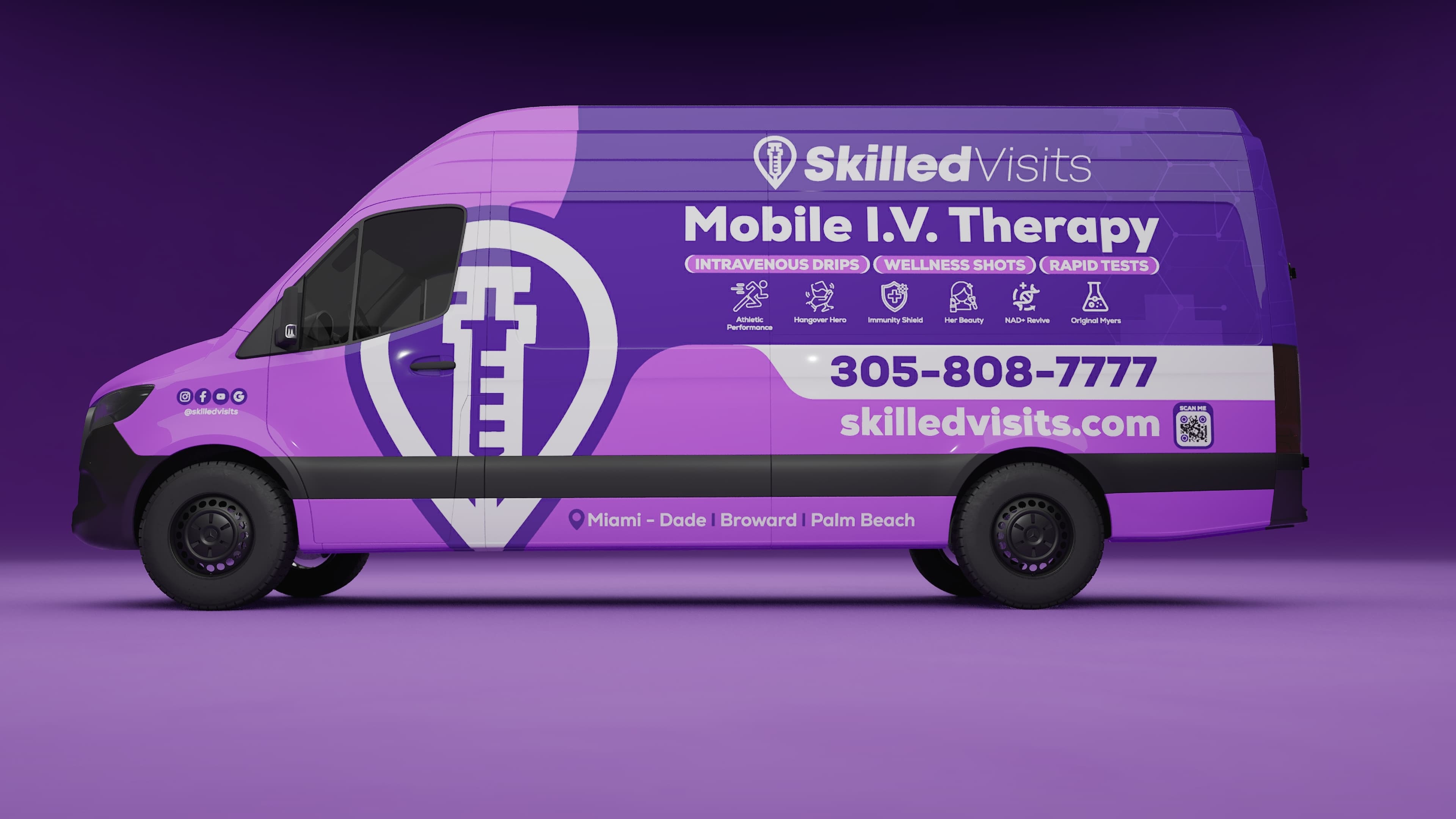 Skilled Visits mobile IV lounge 1 of 5